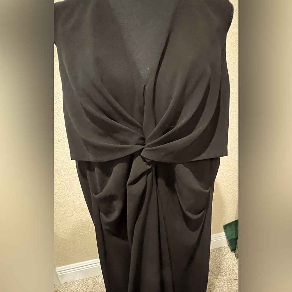 Elegant Halston sleeveless jumpsuit
